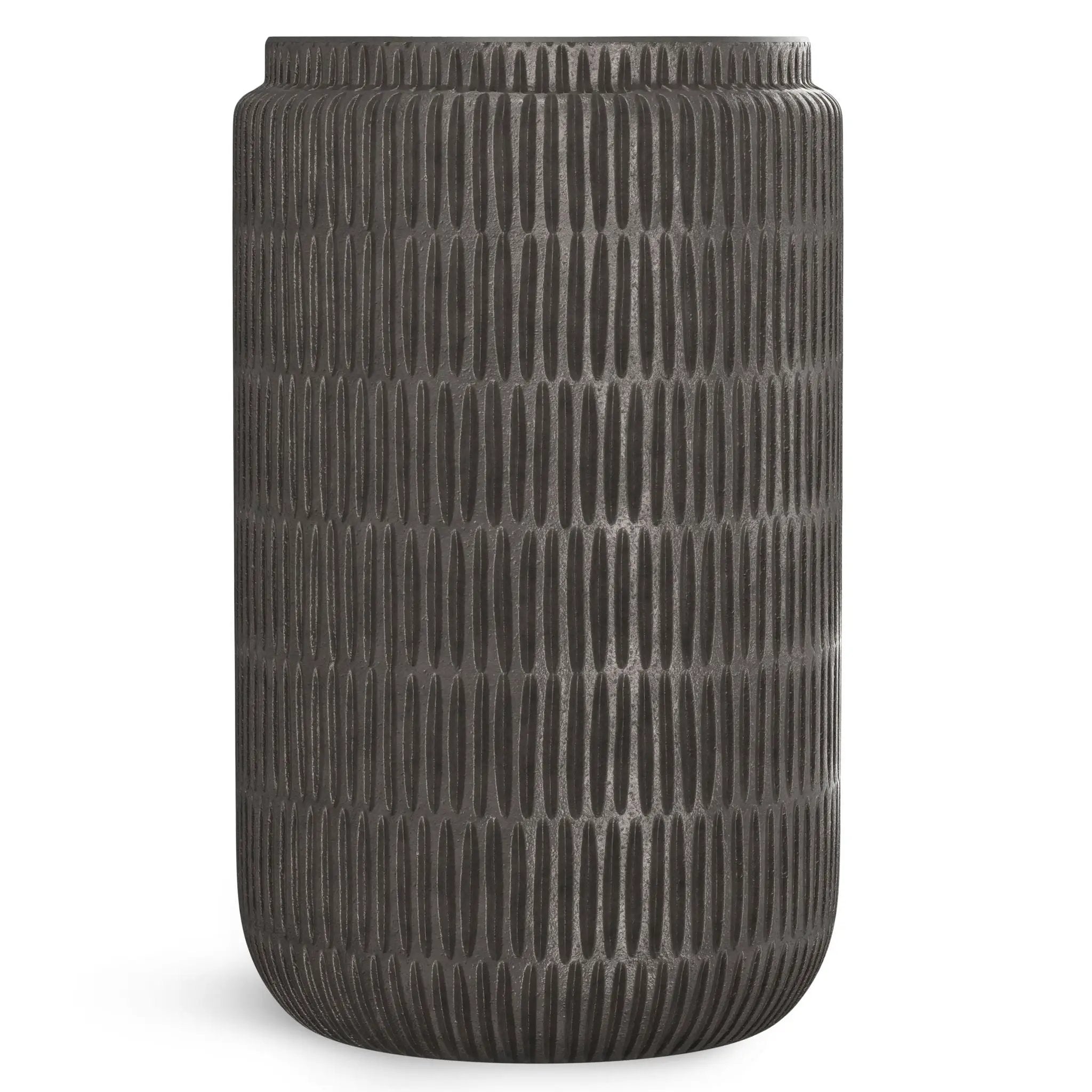 Juno - Cast Aluminum Side Table - Black by HouseOfZazla