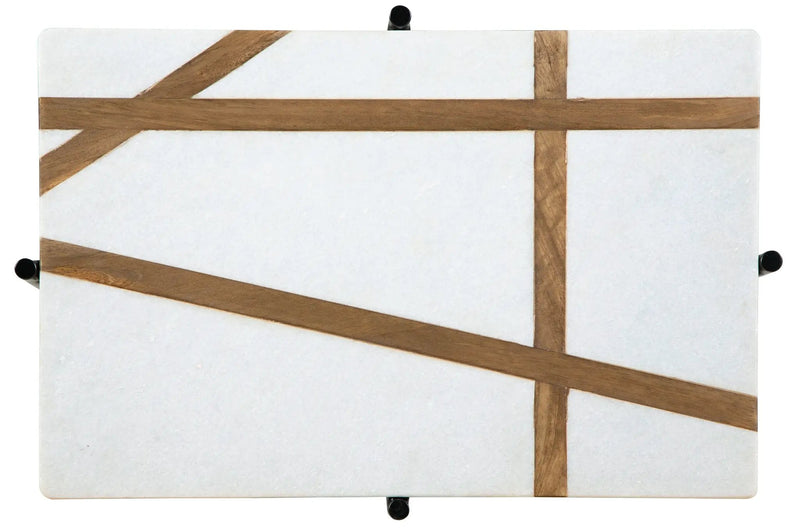 Braxmore - Accent Table - White / Light Brown by Unique Piece Furniture