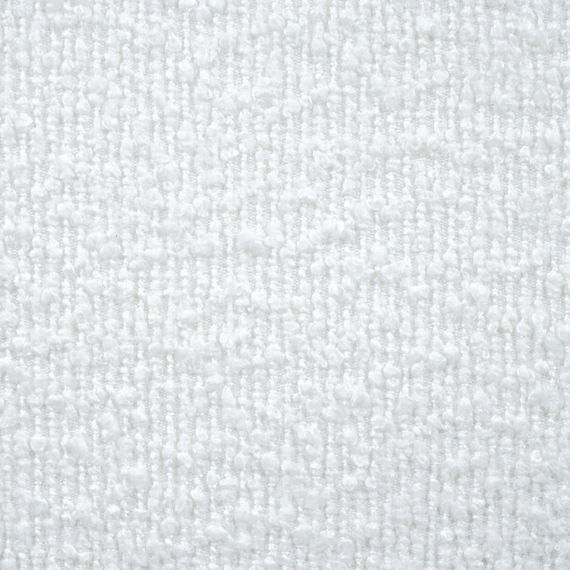 Cream-colored Boucle Upholstered Bed with Rubber Wood Foot, Queen by HouseOfZazla