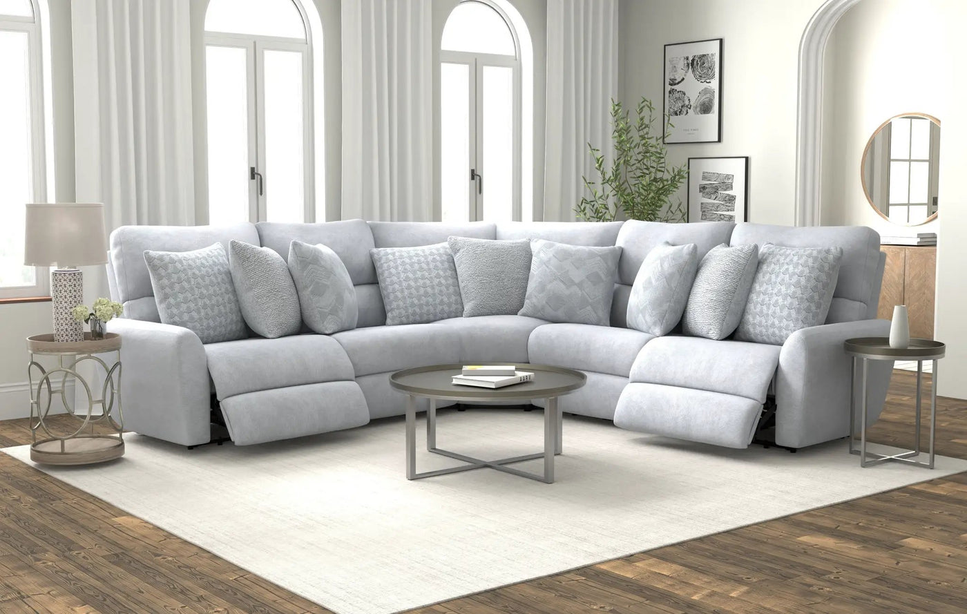 Majesty - Deep Seating Power Reclining Sectional by Unique Piece Furniture