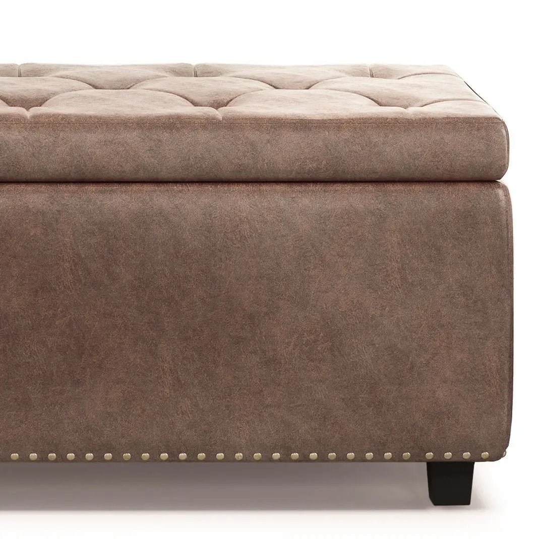 Hamilton - Upholstered Storage Ottoman by HouseOfZazla