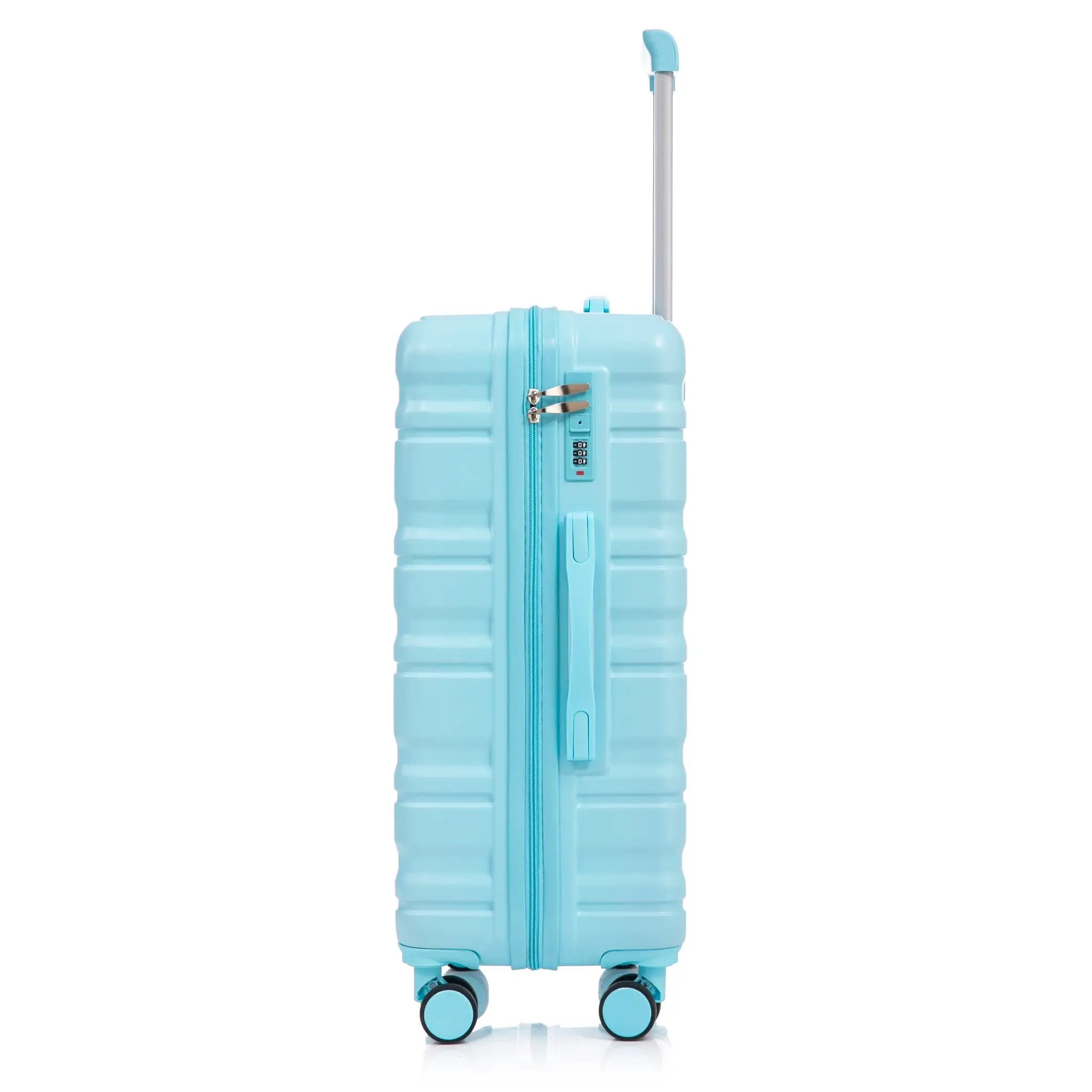 HIFINE Tourist 3-Piece ABS Spinner Wheel Luggage Set (Blue) by HouseOfZazla