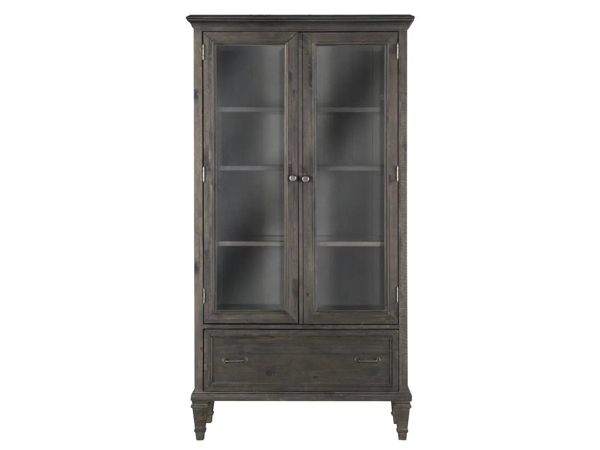 Sutton Place - Door Bookcase - Weathered Charcoal, photo 2 of 5