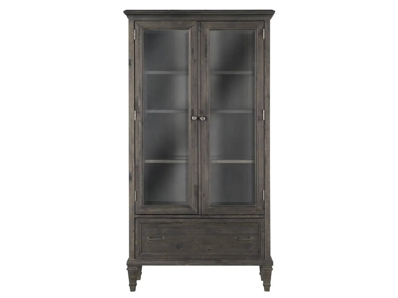 Sutton Place - Door Bookcase - Weathered Charcoal, photo 2 of 5