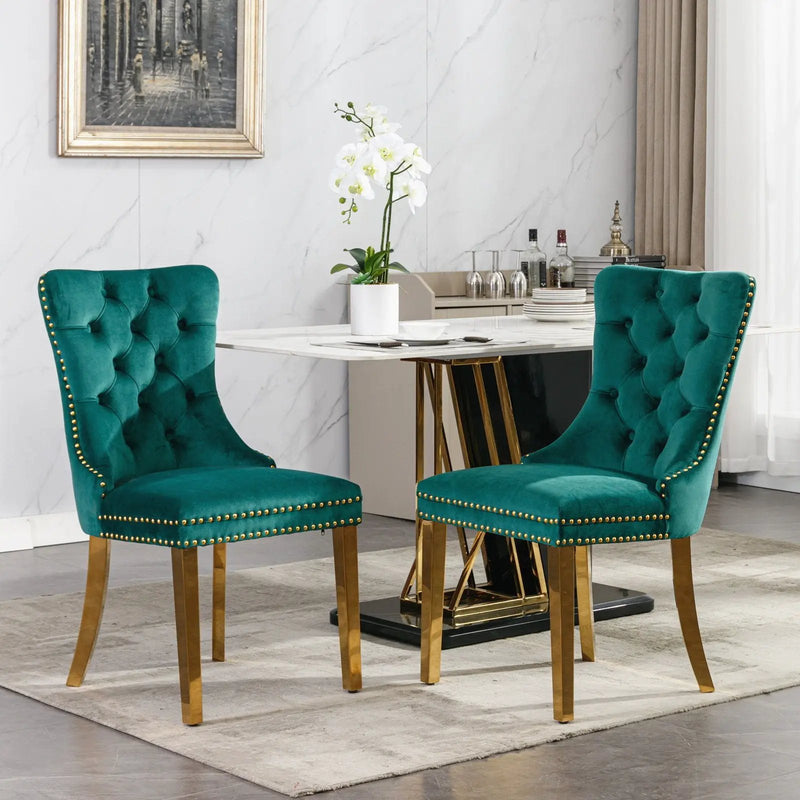 Nikki - Modern, High-End Tufted Dining Chair (Set of 2) by Unique Piece Furniture