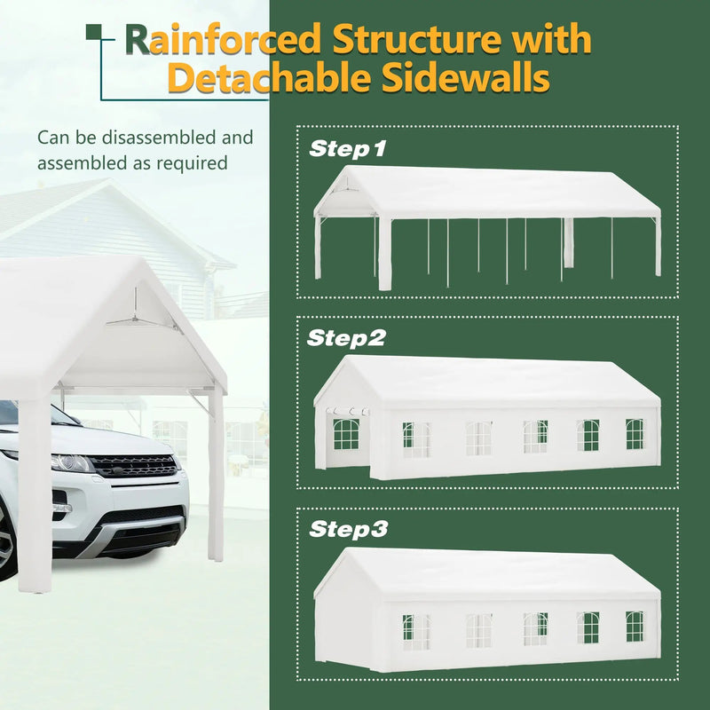 16x32 FT Party Tent with Removable Sidewalls by HouseOfZazla