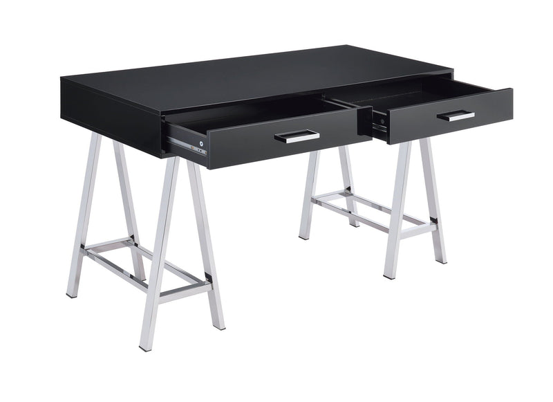 Coleen - High Gloss Writing Desk With USB by HouseOfZazla