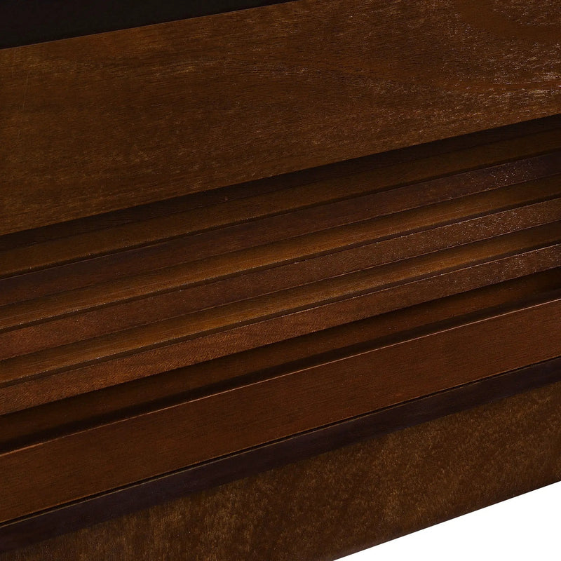 Modern Rectangle Coffee Table With 4 Drawers And 2 Display Shelves
