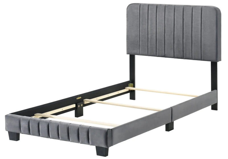 Channel Tufted Bed by Unique Piece Furniture