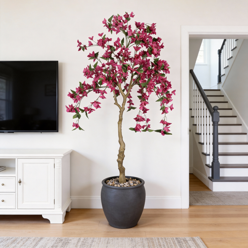 6FT Artificial Bougainvillea Tree with