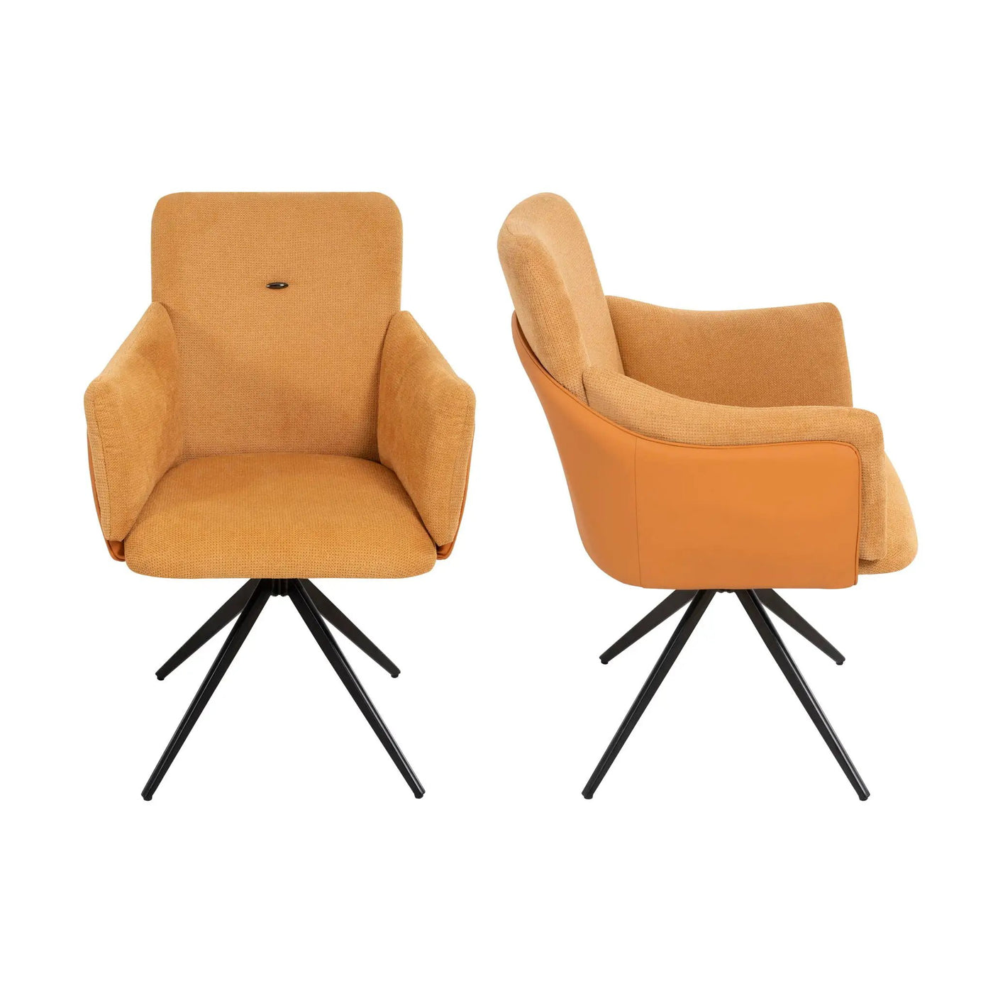 Swivel Home Office Desk Chairs With Arm (Set of 2) by Unique Piece Furniture