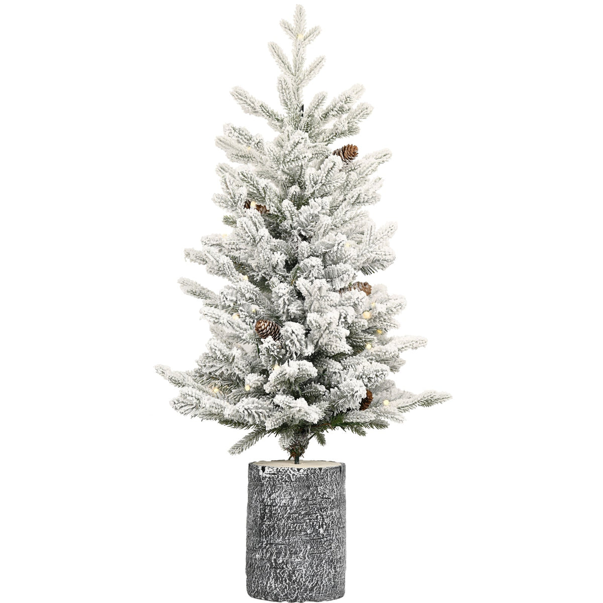 2FT Flocked Christmas Tree with Pot Base, photo 14 of 18