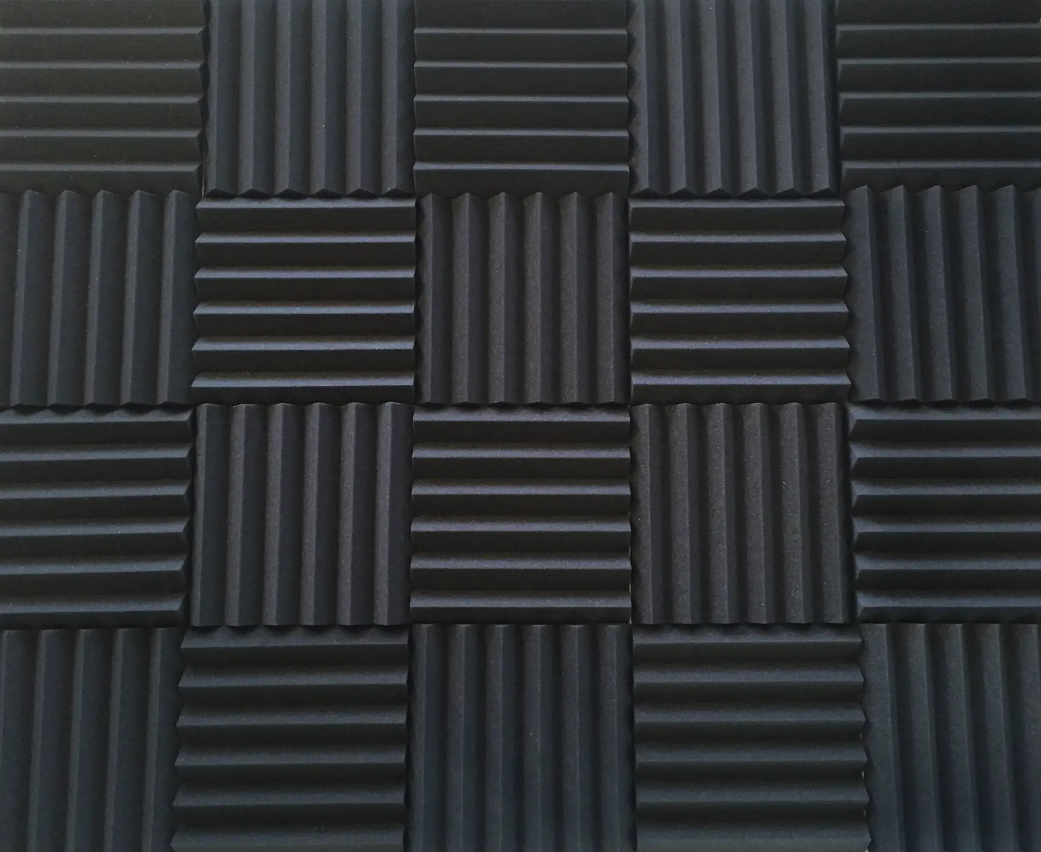 2 Inch Acoustic Foam Wedge Style Panels - 13 Color Options by SoundAssured
