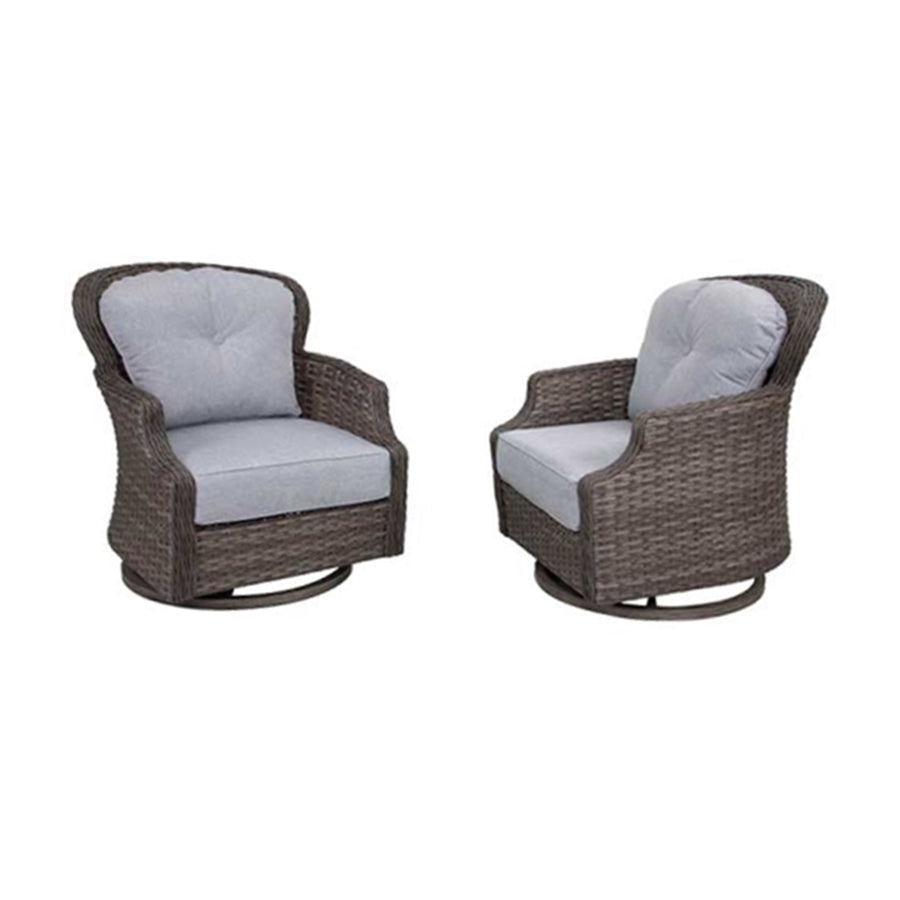 2 Tenaya Wicker Swivel Rocking Chair by Outdoor-USA®