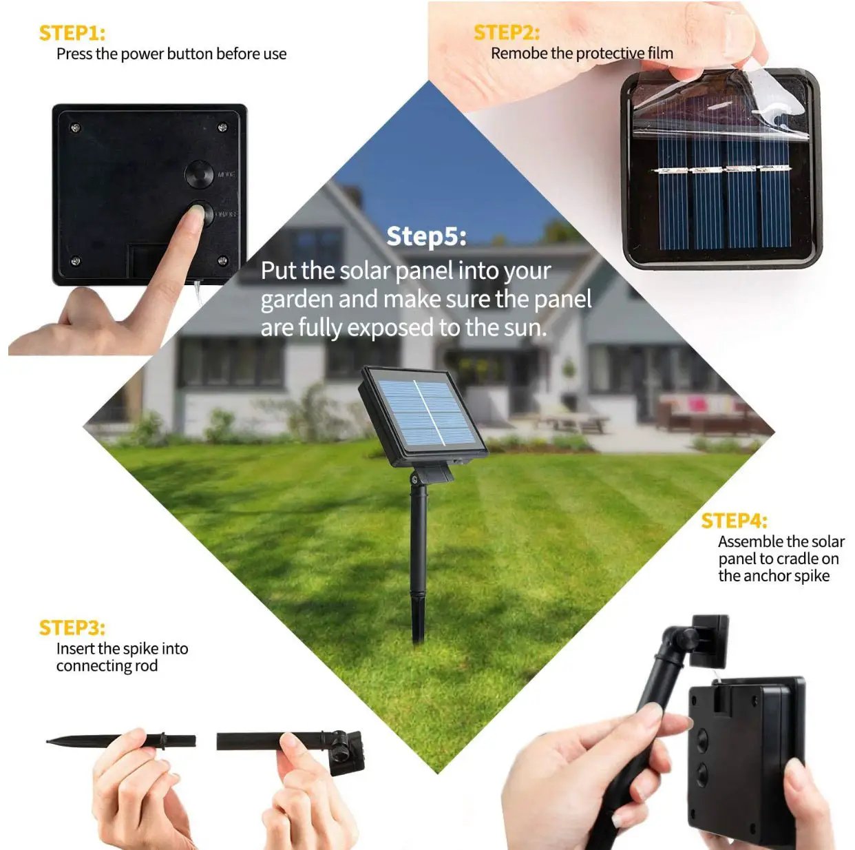 2PK Solar String Lights Outdoor Copper Wire, Waterproof Solar Fairy Lights with 8 Lighting Modes by Outdoor Solar Outlet