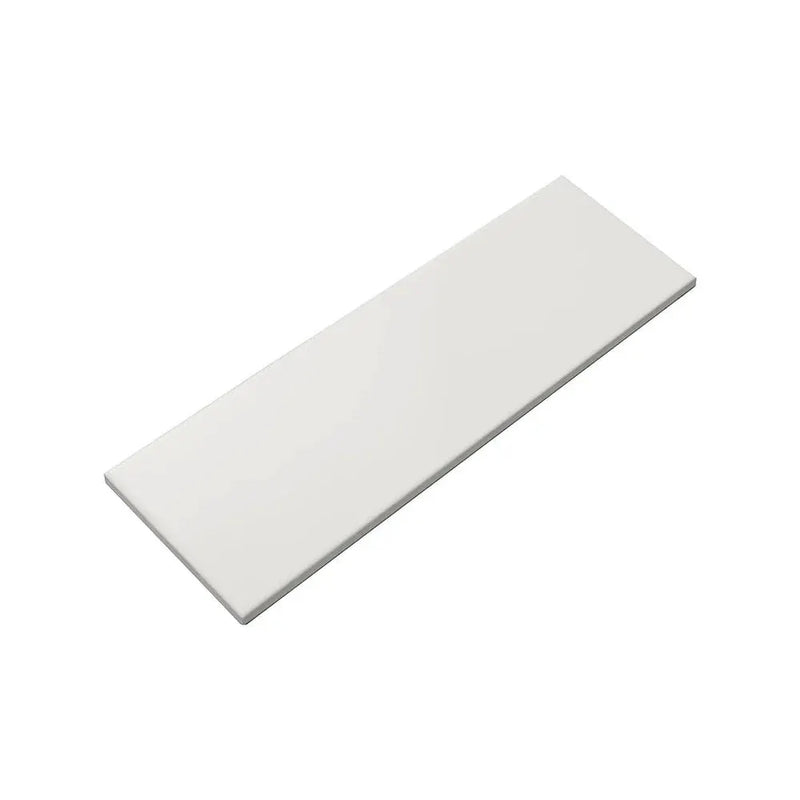 White 4x12 Polished Ceramic Subway Tile (34 pack, 10.4 sq ft/case) by Apollo Tile