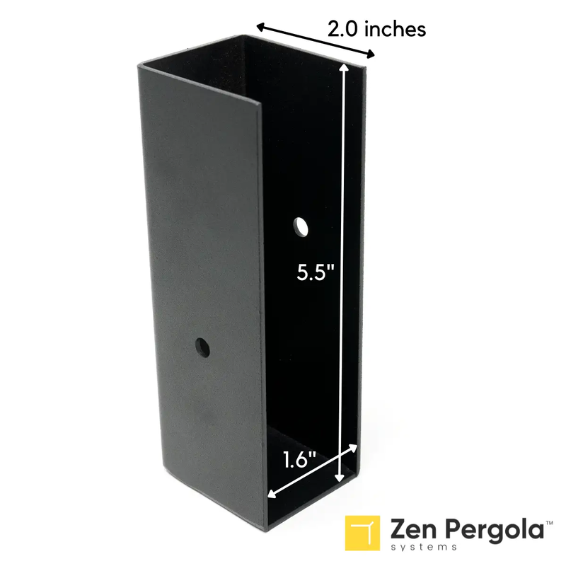 Pergola Insert Bracket (for 2x6 Wood Slats) by Zen Pergolas