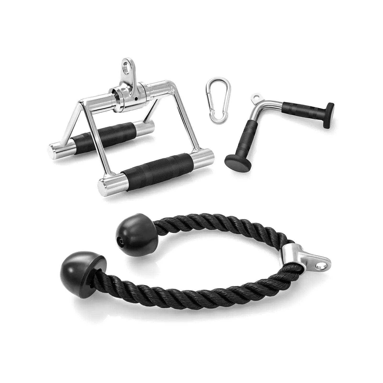 3-Piece Cable Machine Attachment Set for Home Gym by DirectDeals