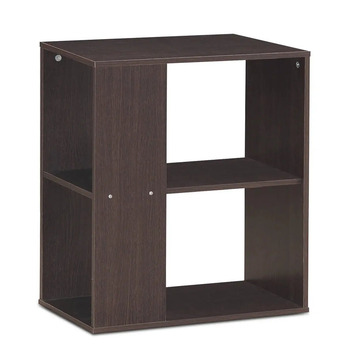 2-Tier Side End Table with Storage Shelves by DirectDeals