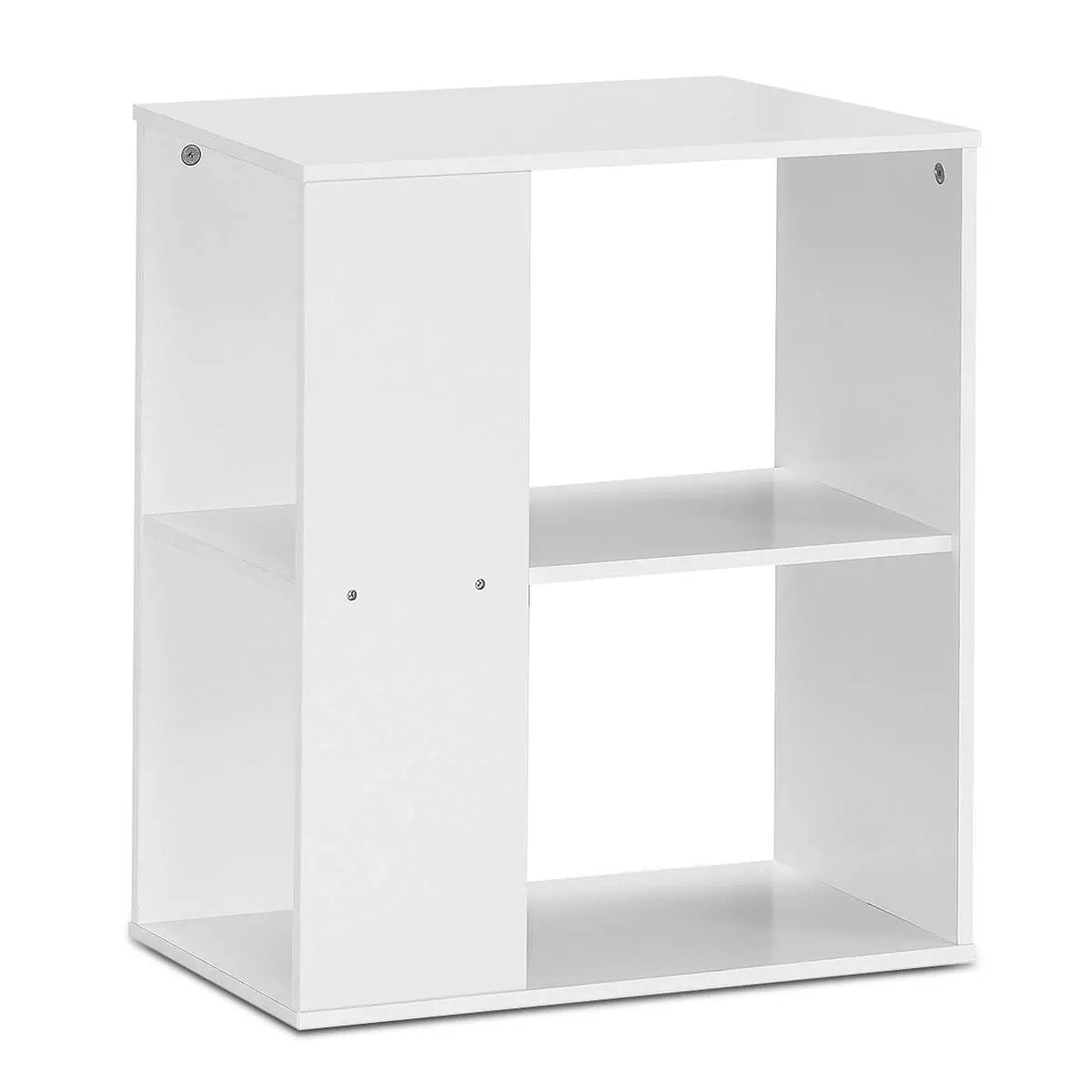 2-Tier Side End Table with Storage Shelves by DirectDeals