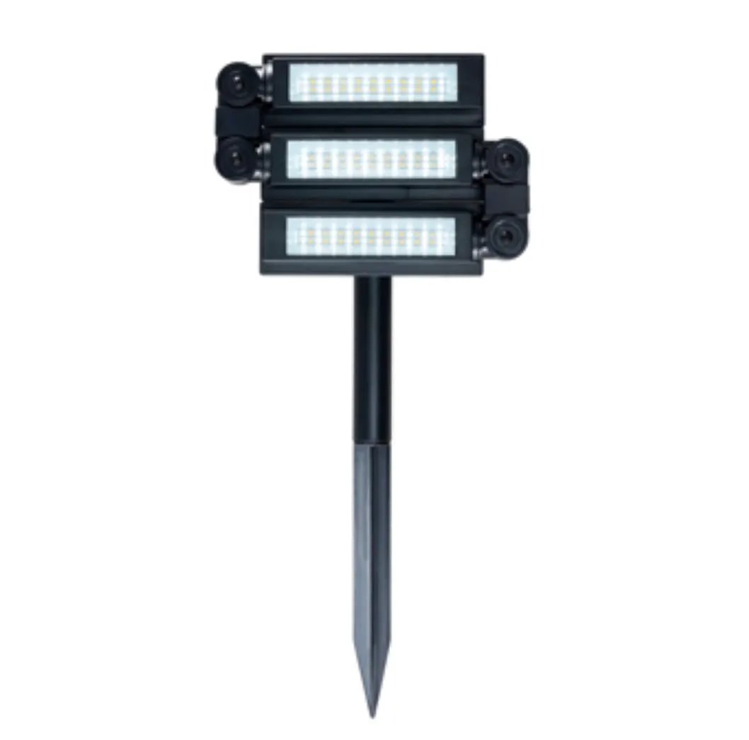 3 Color Temperature 180° Solar Powered Flood Light Outdoor 230 Lumen - Waterproof Bright LED Spotlight by Outdoor Solar Outlet