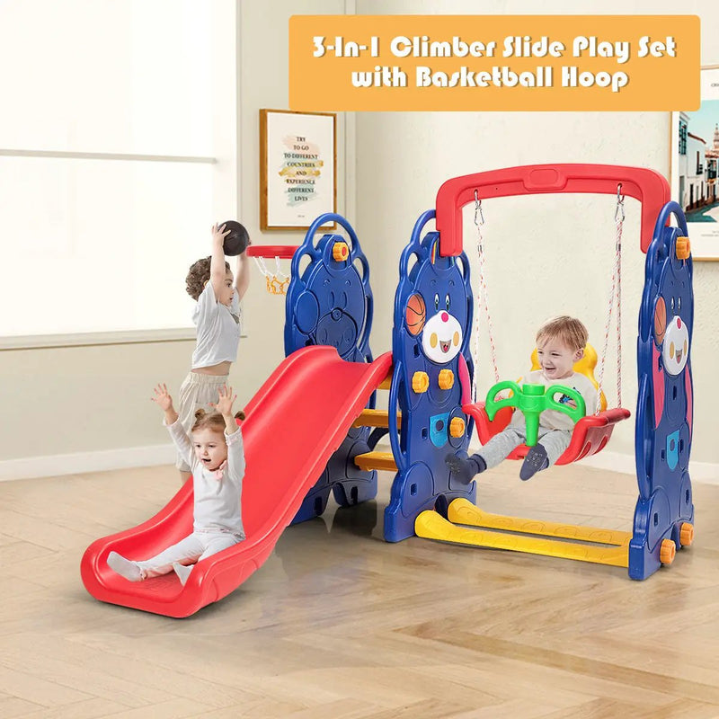 3-in-1 Toddler Climber and Swing Playset by DirectDeals