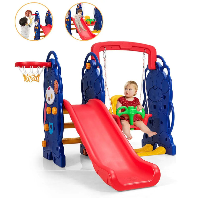 3-in-1 Toddler Climber and Swing Playset by DirectDeals
