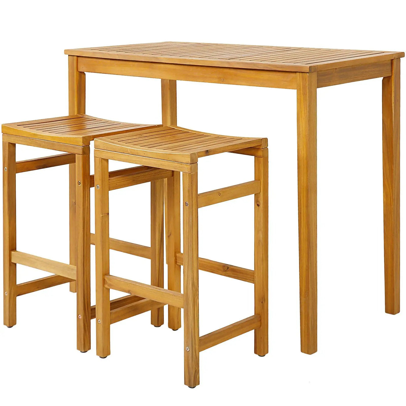 30-Inch Height Bar Chair with Saddle Shaped Seat and Sturdy Footrest by DirectDeals
