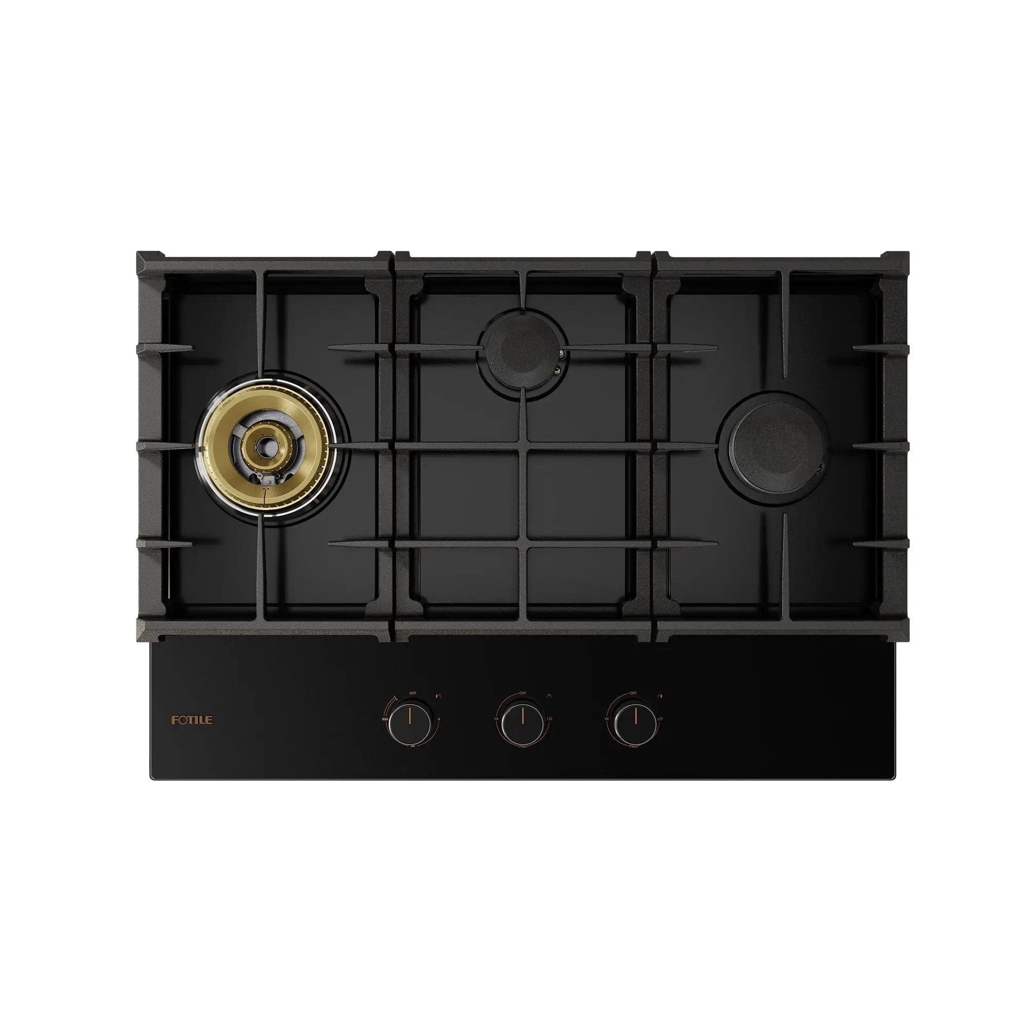 30" Tempered Glass Tri-Ring Gas Cooktop Series | GLG30301 by FOTILE