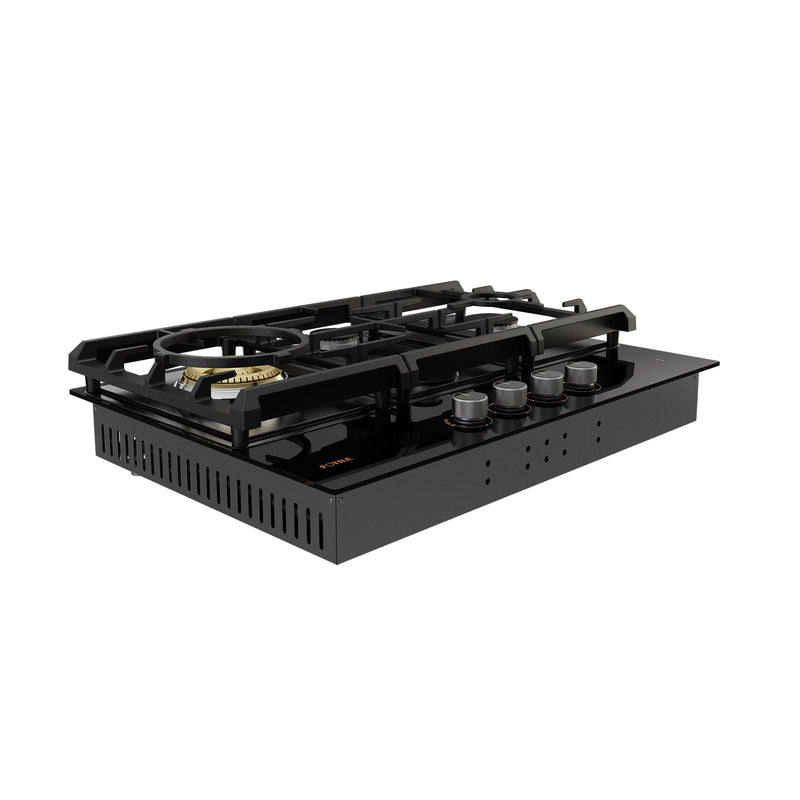 30" Tempered Glass Tri-Ring Gas Cooktop Series | GLG30401, photo 5 of 6