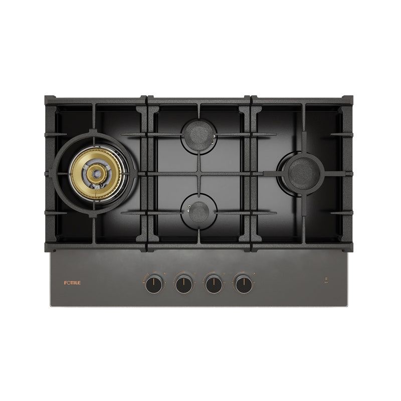 30" Anti-Glare Glass Tri-Ring Gas Cooktop Series | GLG30401-Y