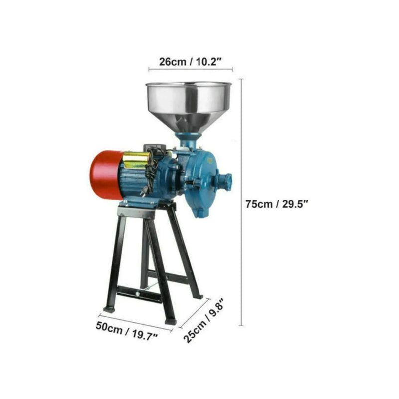 3000W Commercial Electric Dry Corn Wheat Grain Mill Grinder (SAK91135) by SAKSBY WHOLESALE