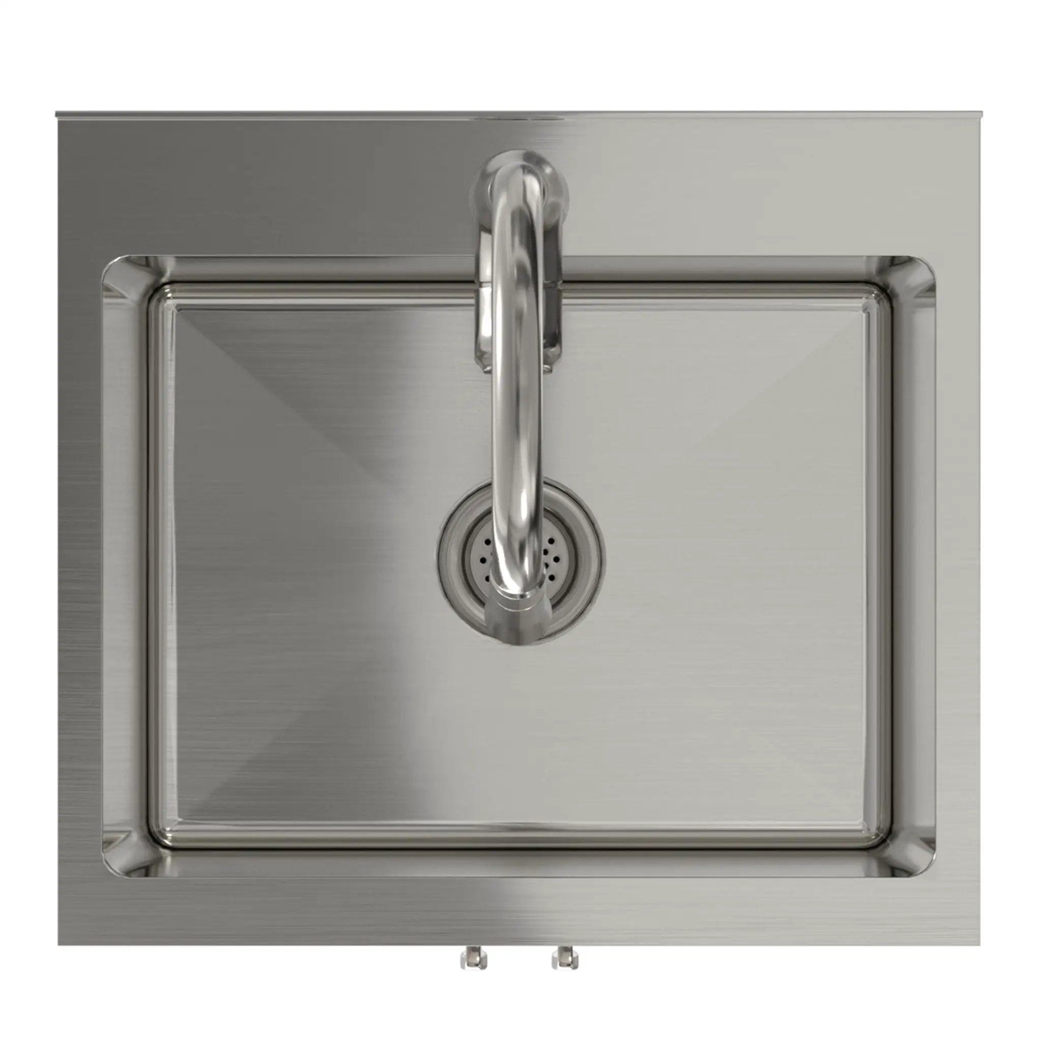 Darwin - Deluxe Laundry Cabinet With Pull-Out Faucet And Stainless Steel Sink by HouseOfZazla