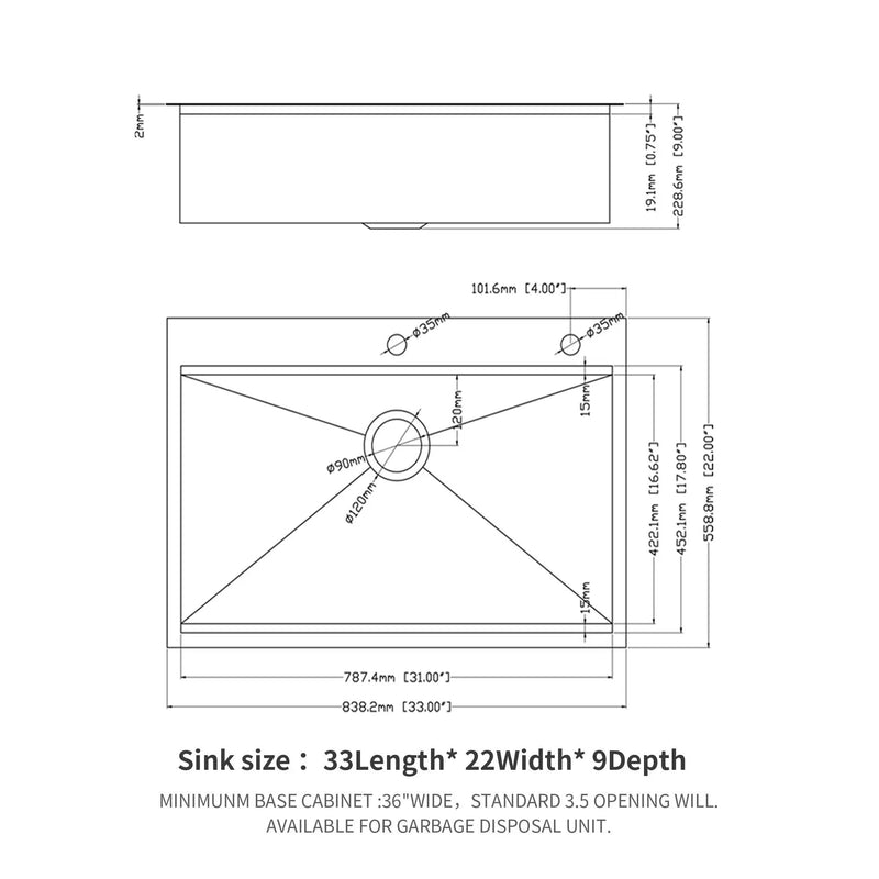 Drop In Kitchen Sink With Workstation, 16 Gauge - Brushed Nickel by HouseOfZazla