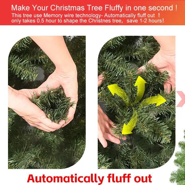 7.5ft Christmas Tree with Memory Wire by HouseOfZazla