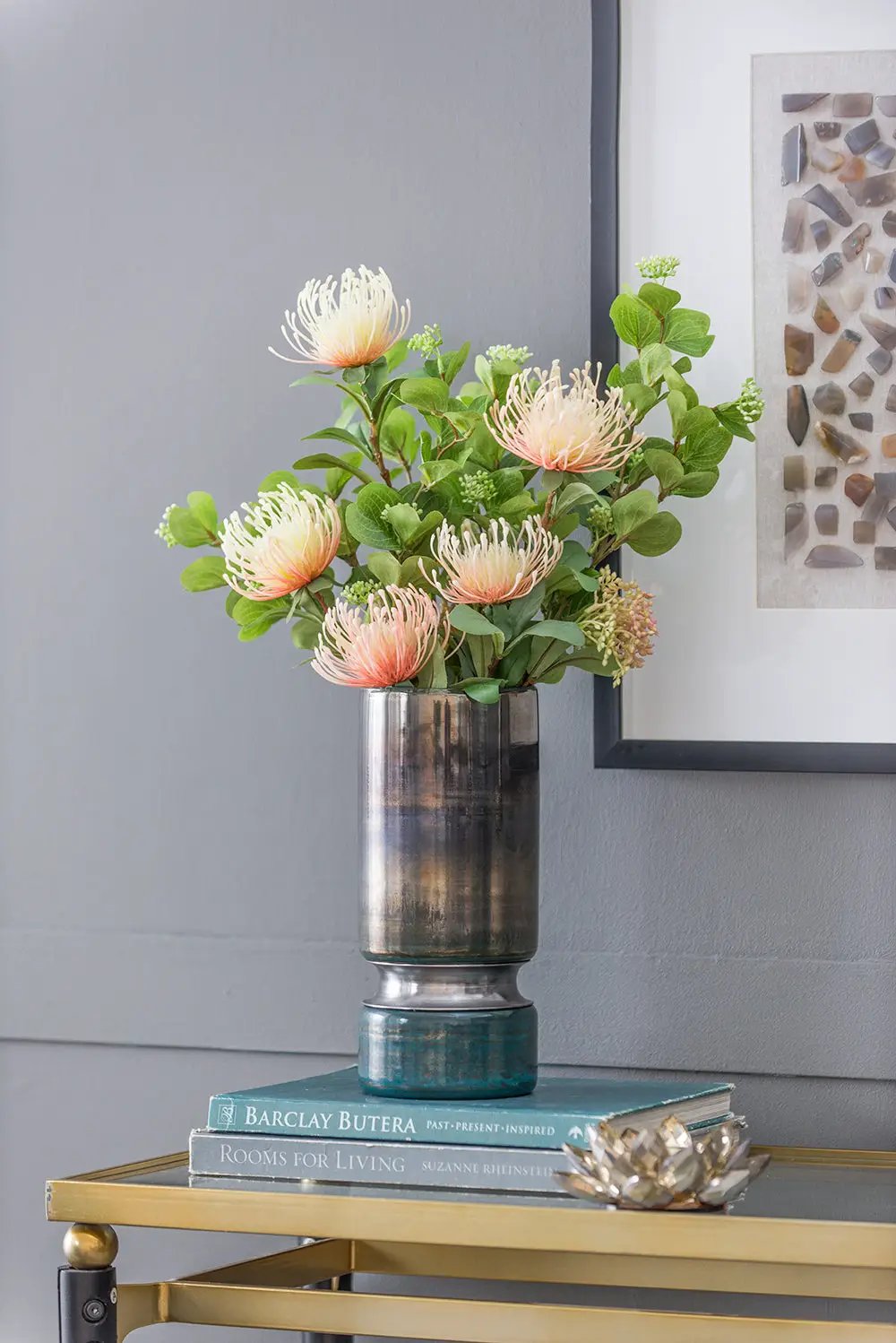 D5.1x13.2" Glass Vase by HouseOfZazla