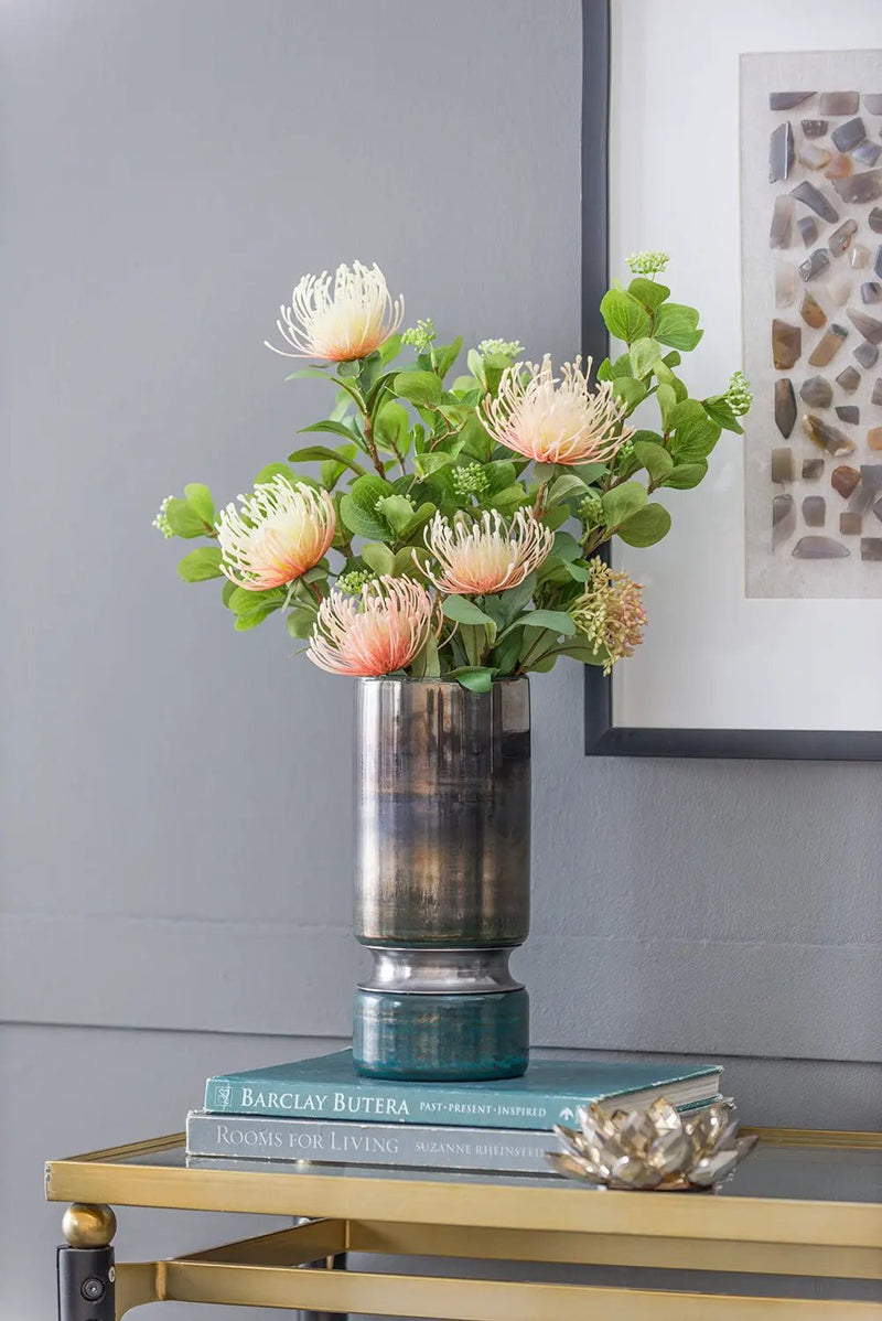 D5.1x13.2" Glass Vase by HouseOfZazla