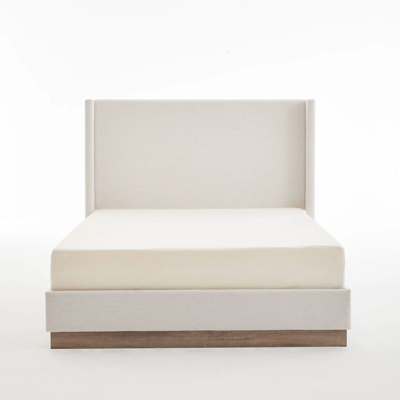 Hosford - Minimalist Upholstered Wingback Bed by HouseOfZazla
