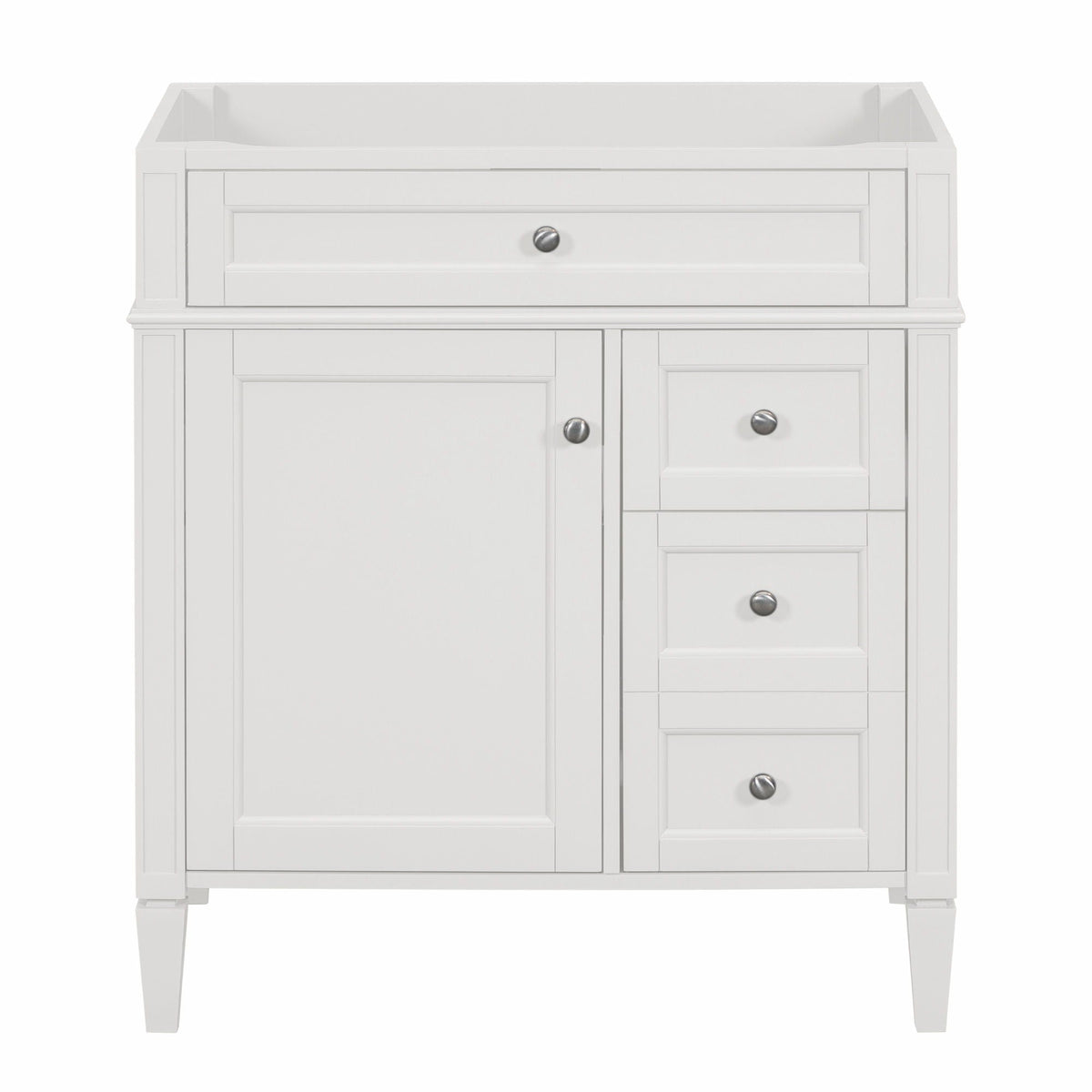 Bathroom Vanity With 2 Drawers And Tip-Out Drawer, Storage Cabinet, photo 40 of 40