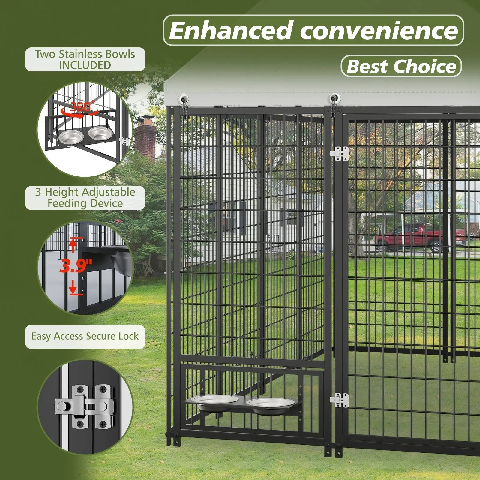 Large Dog Kennel Outdoor Pet Pens by HouseOfZazla