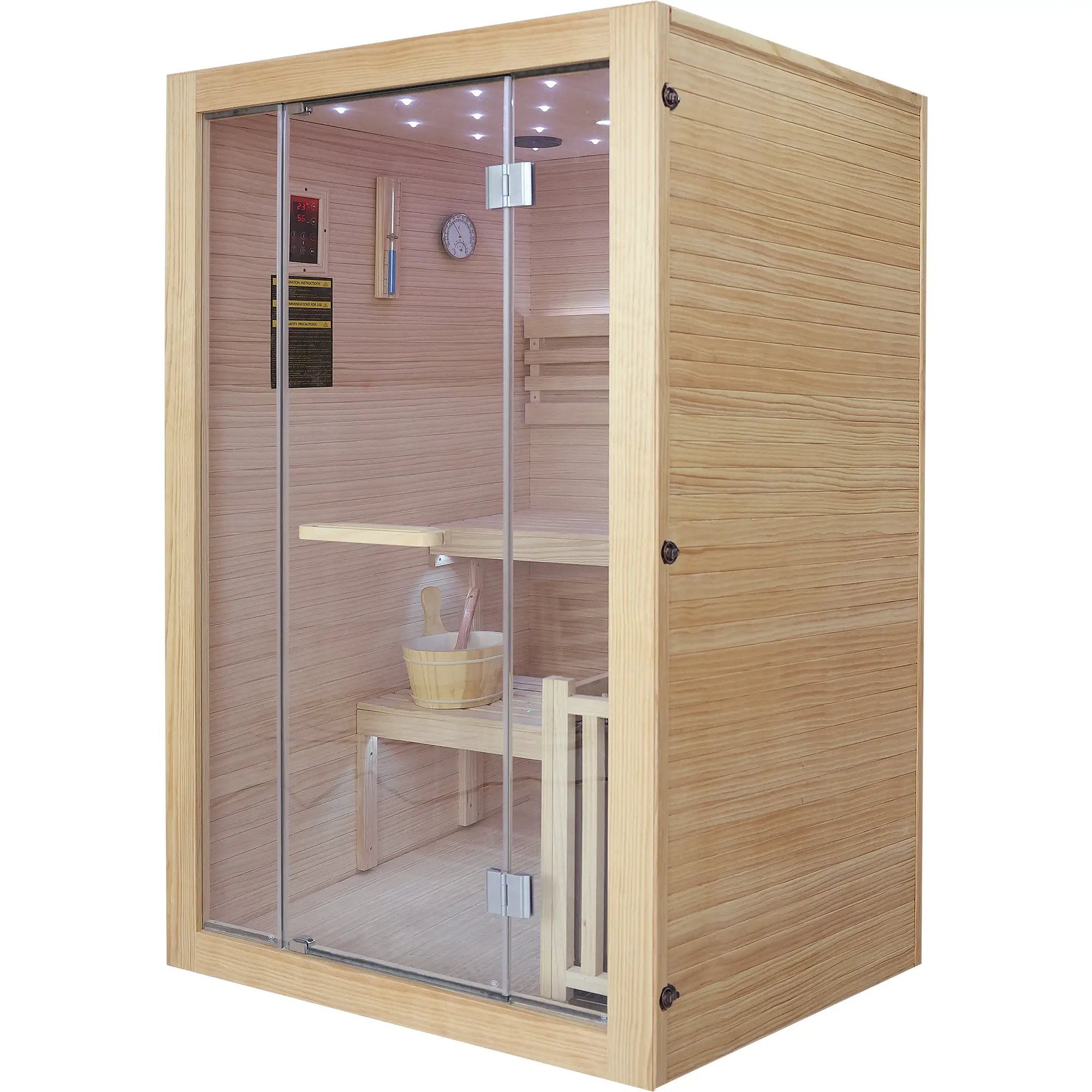 Double-Person 3000W Heating Furnace Sauna Room by HouseOfZazla