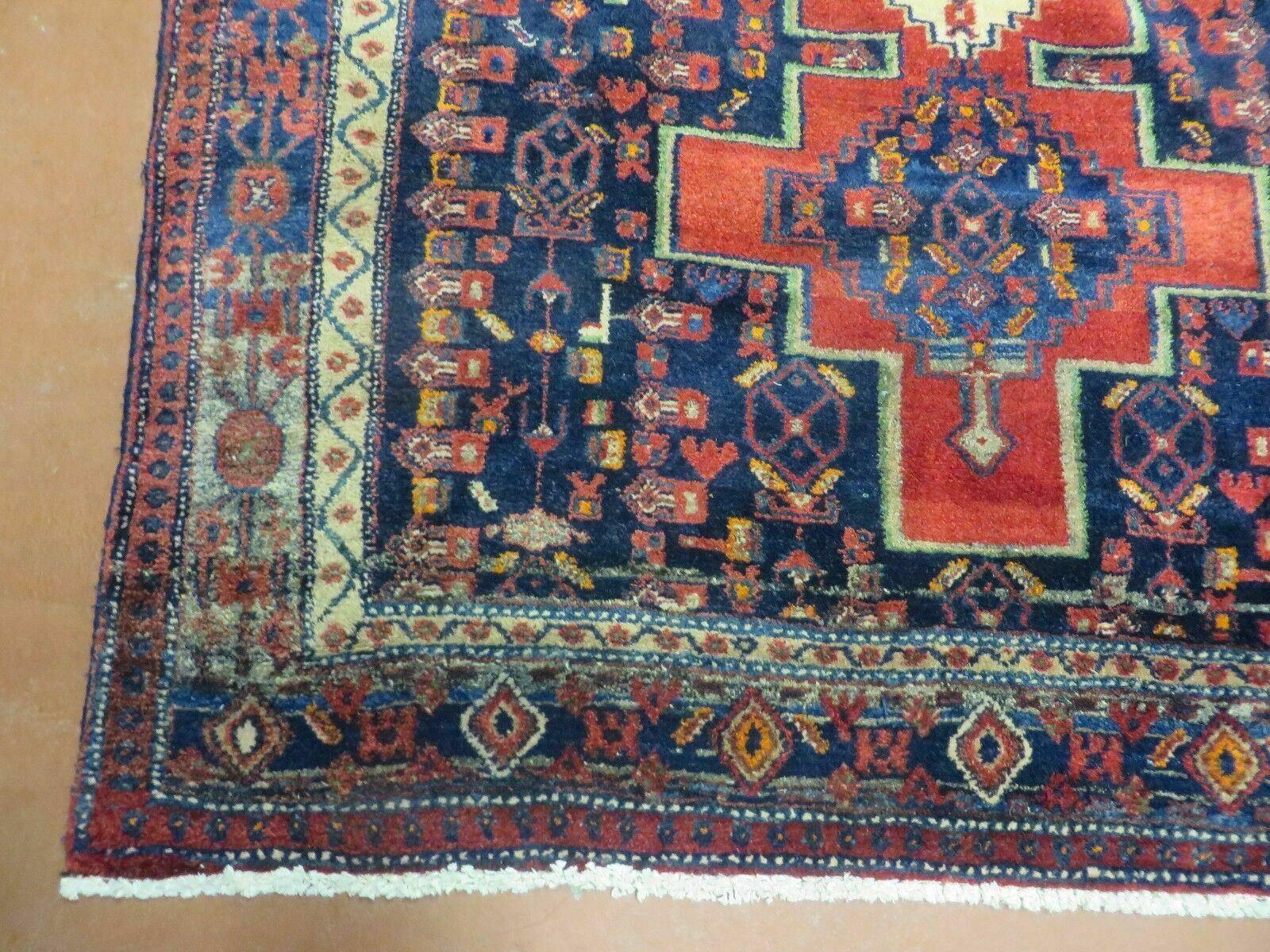 4' X 7' Antique Handmade Turkish Wool Rug Nice # 638 by Jewel Rugs