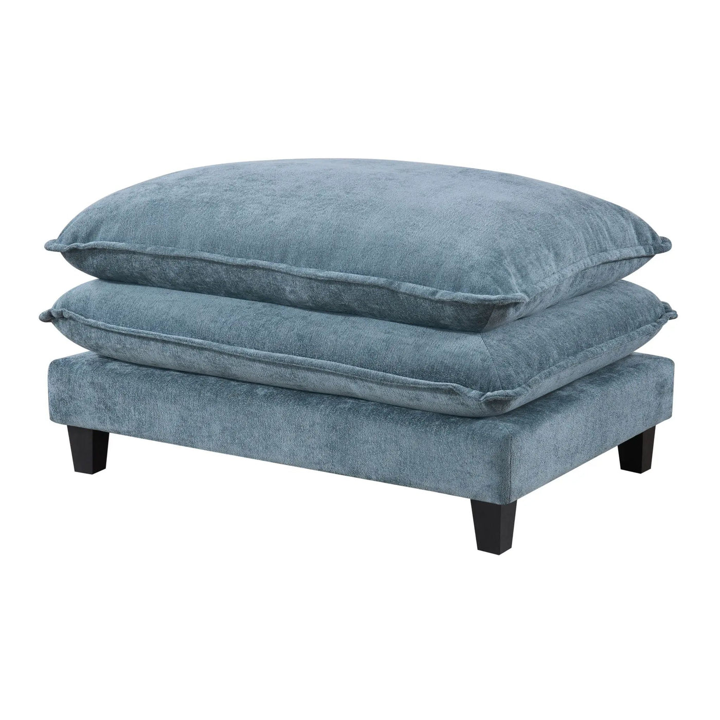Modern Sectional Sofa With Removable Ottomans, USB Ports by HouseOfZazla