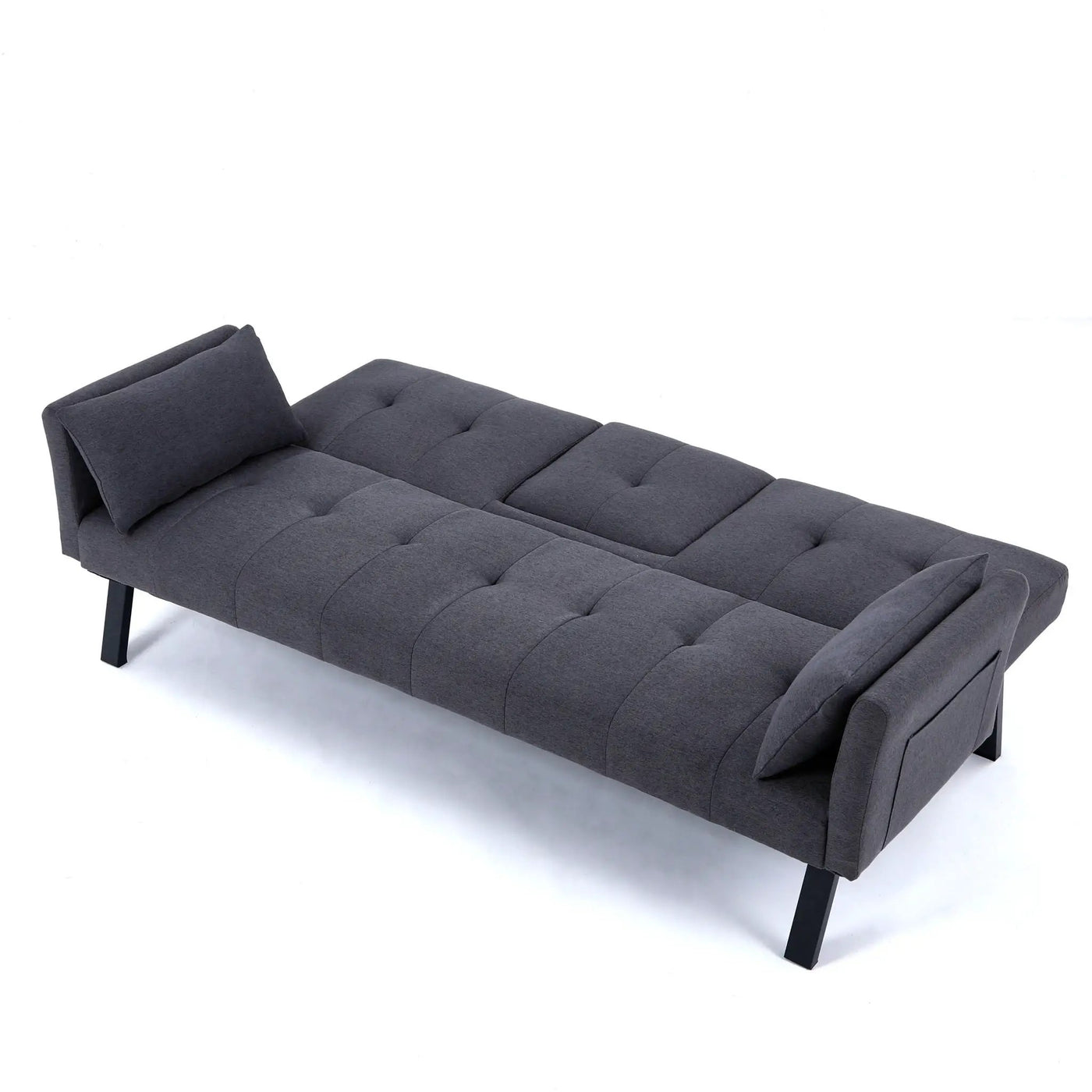 Sofa Bed With Foldable Design And Cup Holder by HouseOfZazla