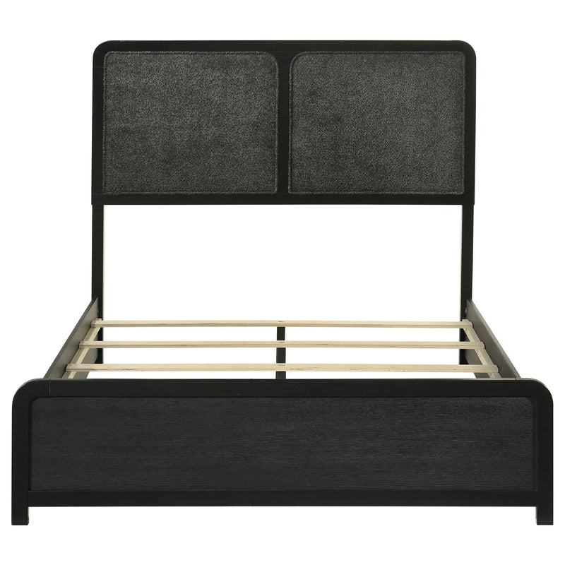 Cavelle 51-inch Upholstered Full Panel Bed Black by Unique Piece Furniture