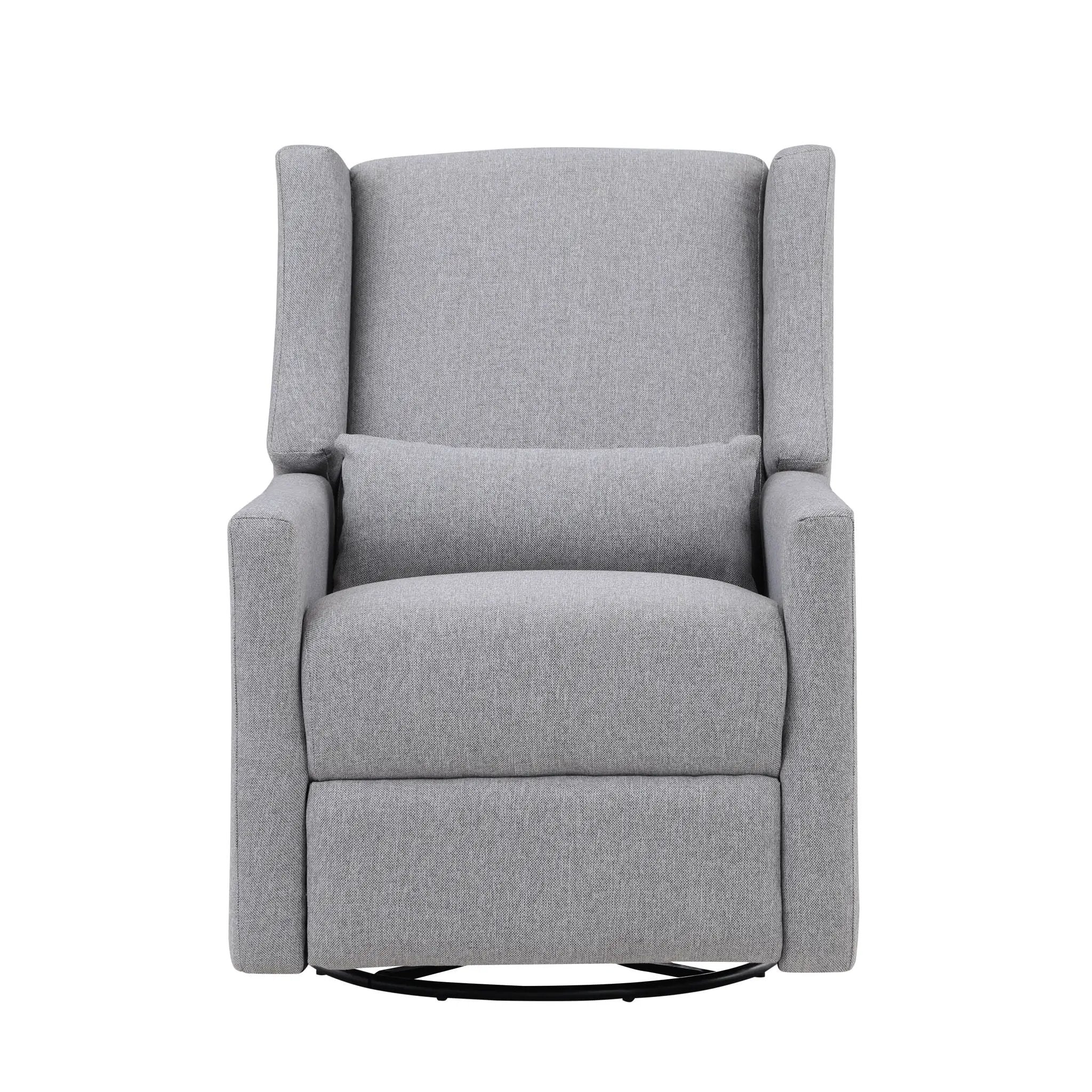 Pronto - Swivel Glider Recliner With Pillow by HouseOfZazla