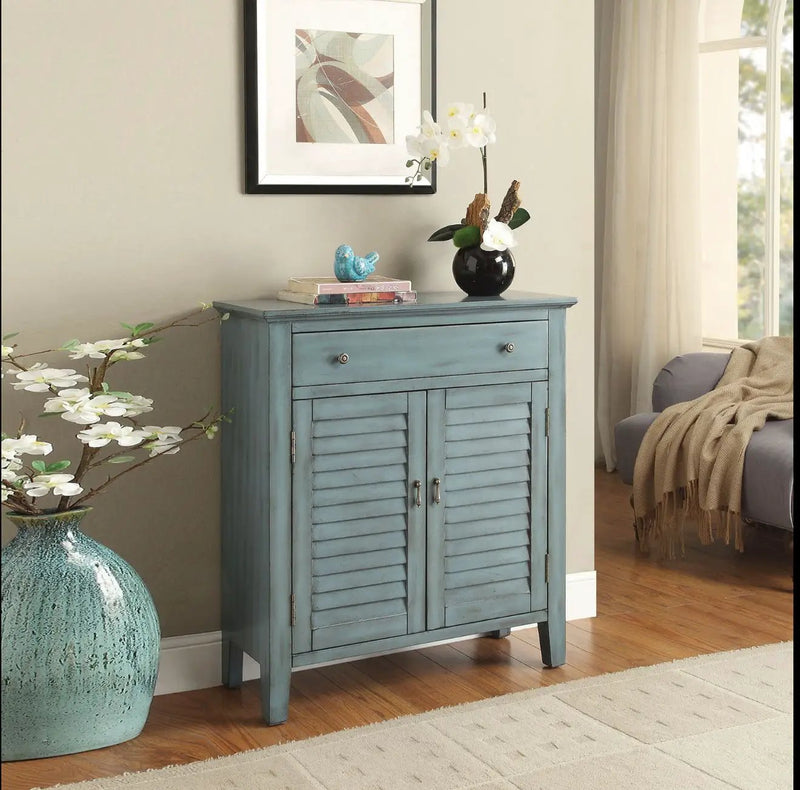Winchell - Console Cabinet - Antique Blue by Unique Piece Furniture