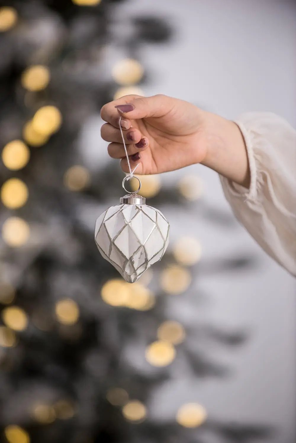 Christmas Ball Ornaments, Decorative Hanging Ball Christmas Tree Ornaments by HouseOfZazla