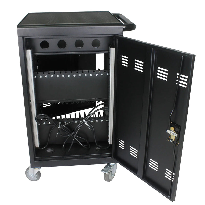Mobile Charging Cart For Tablets Laptops 35, Device Capacity Matt Metal by HouseOfZazla