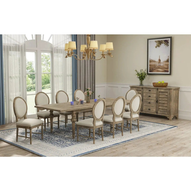 Upholstered Dining Chairs (Set of 2) - Brown by Unique Piece Furniture